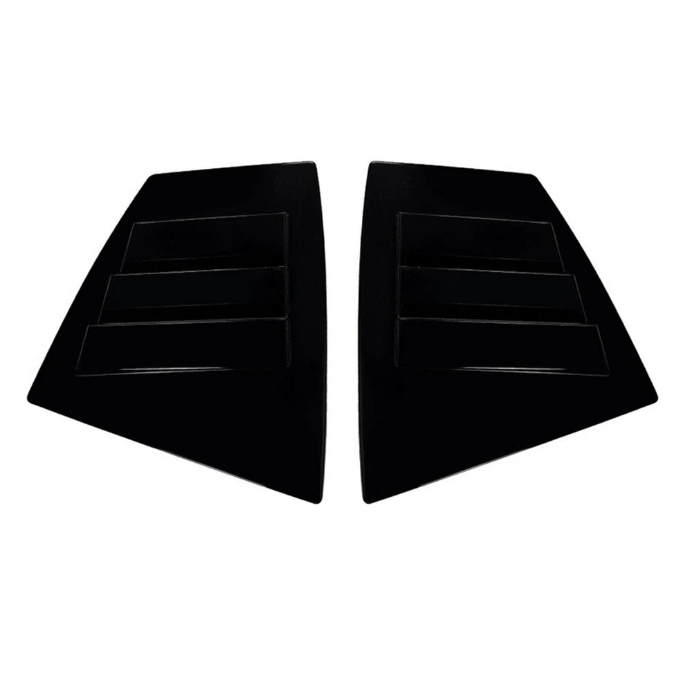 Black Rear Quarter Window Louvers for Subaru WRX STI (2014-2021)