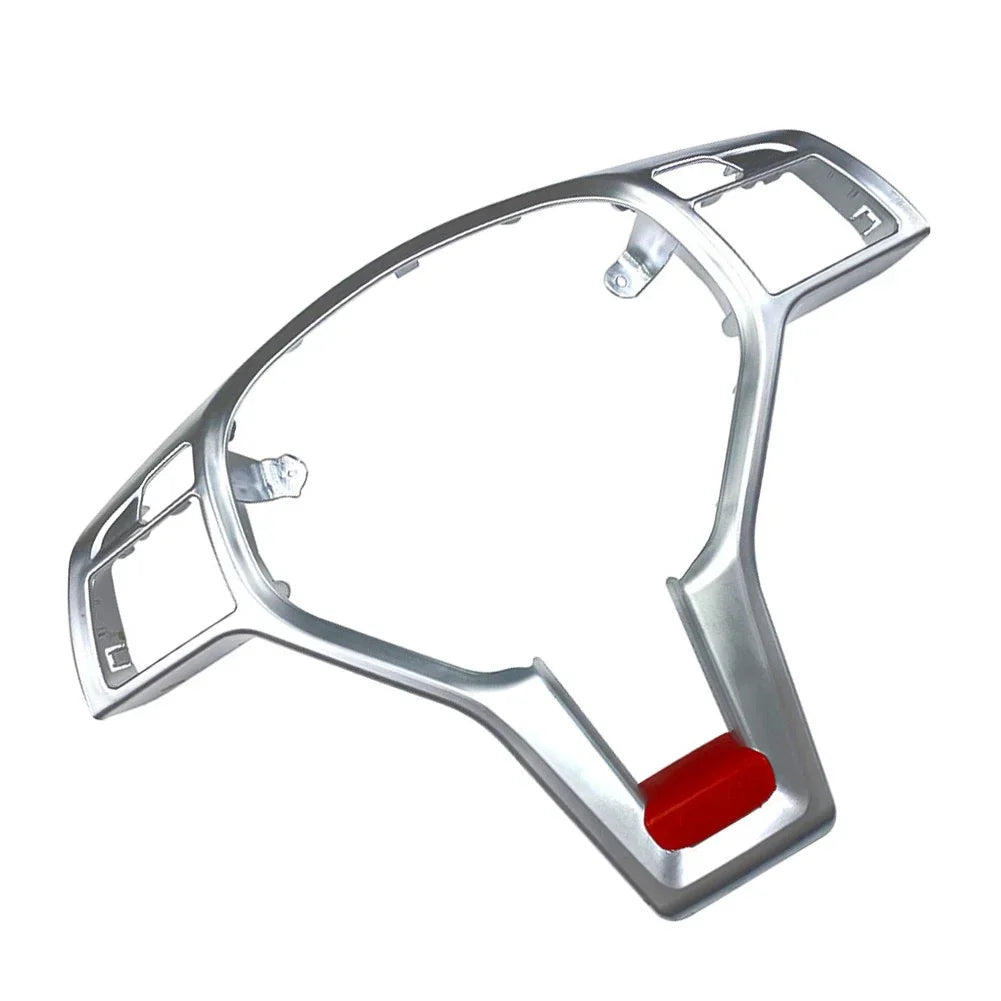 Steering Wheel Frame Trim Cover Silver for Mercedes A C E SLK CLA CLS GLA