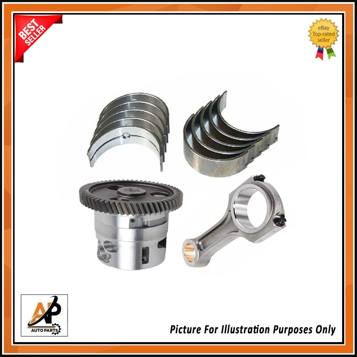 Crankshaft Rebuild Parts Kit for Mercedes-Benz Sprinter 2.2 OM651 ()