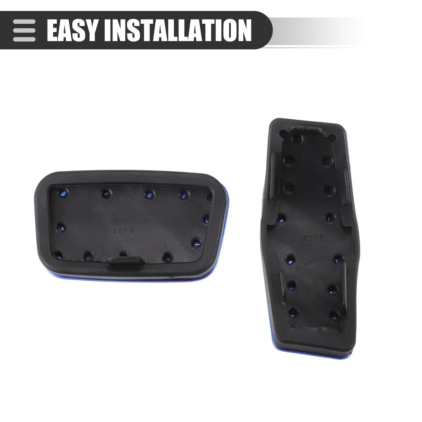 Brake & Accelerator Pedal Covers for Chevrolet Cruze (2009-2020) Black Blue
