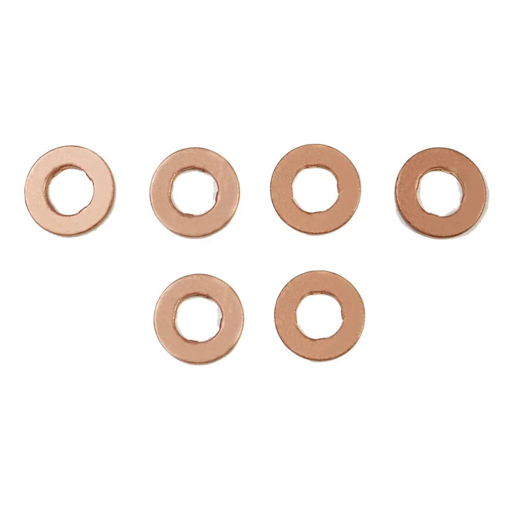 6Pcs Copper Shim Clip Washer Gasket for F00VC17503