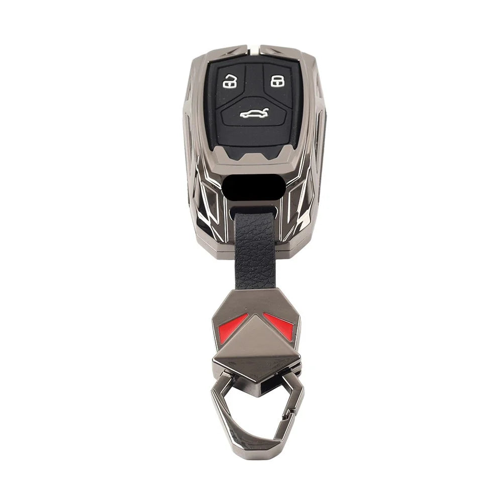 1x Black Smart Remote Key Fob Cover for Audi A4 A5 S5 SQ5 Q5 Q7 TT (2008-2023)