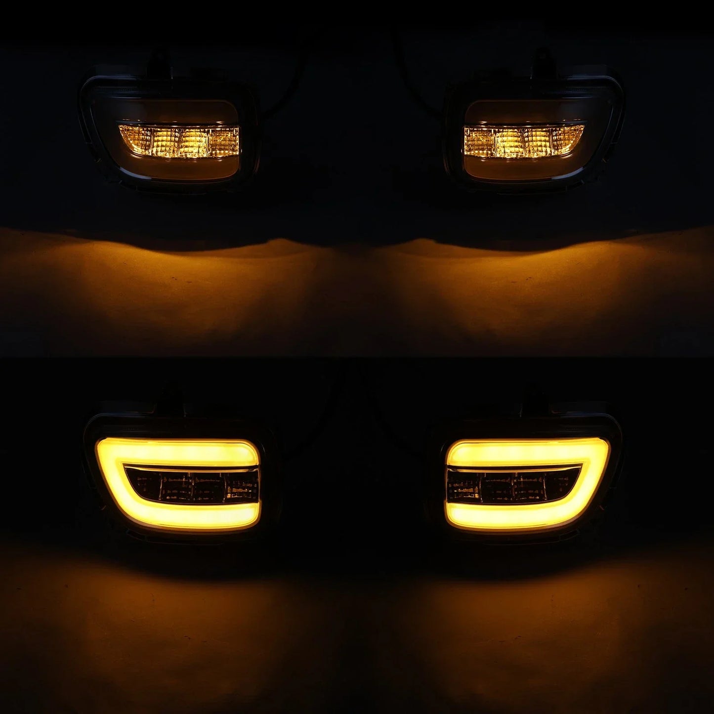 Front LED Turn Signals Clear Lens for Honda Goldwing 1800 GL1800 (2001 - 2017)