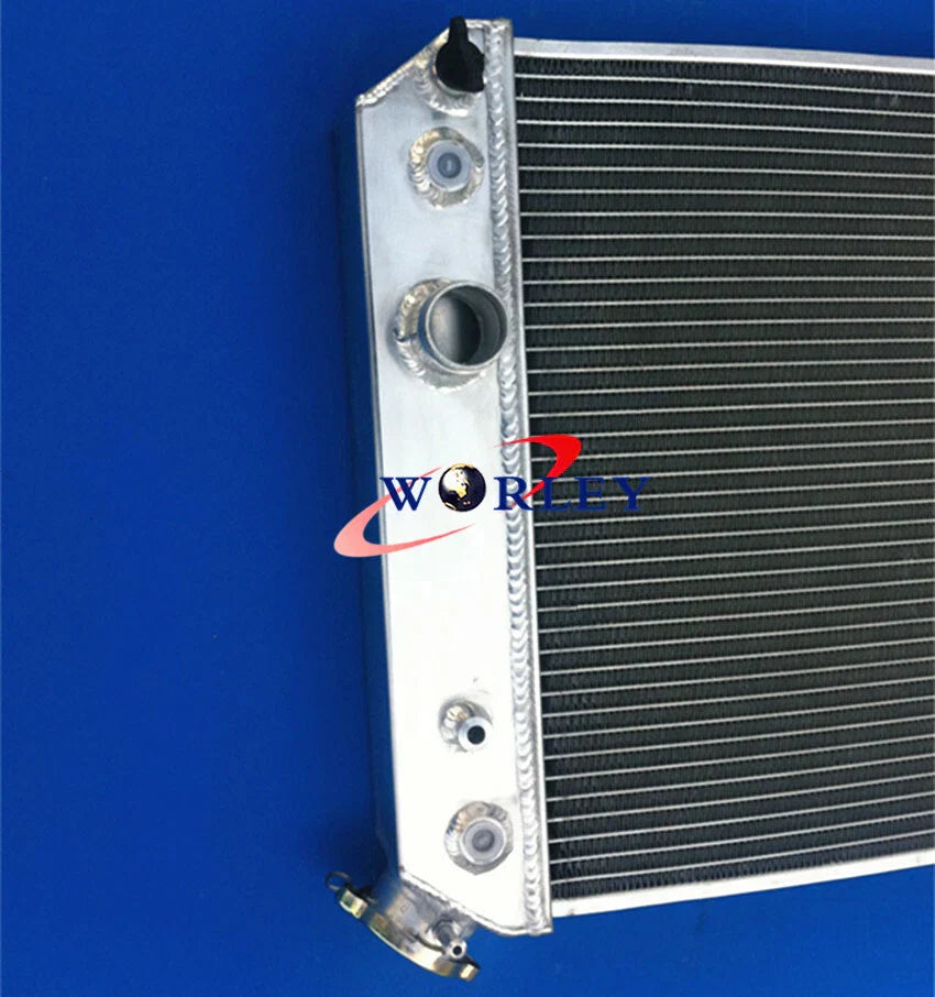 3 Row Aluminum Radiator + Fans for Chevy Corvette 5.7 L83/S10 V8 (1984-1990)
