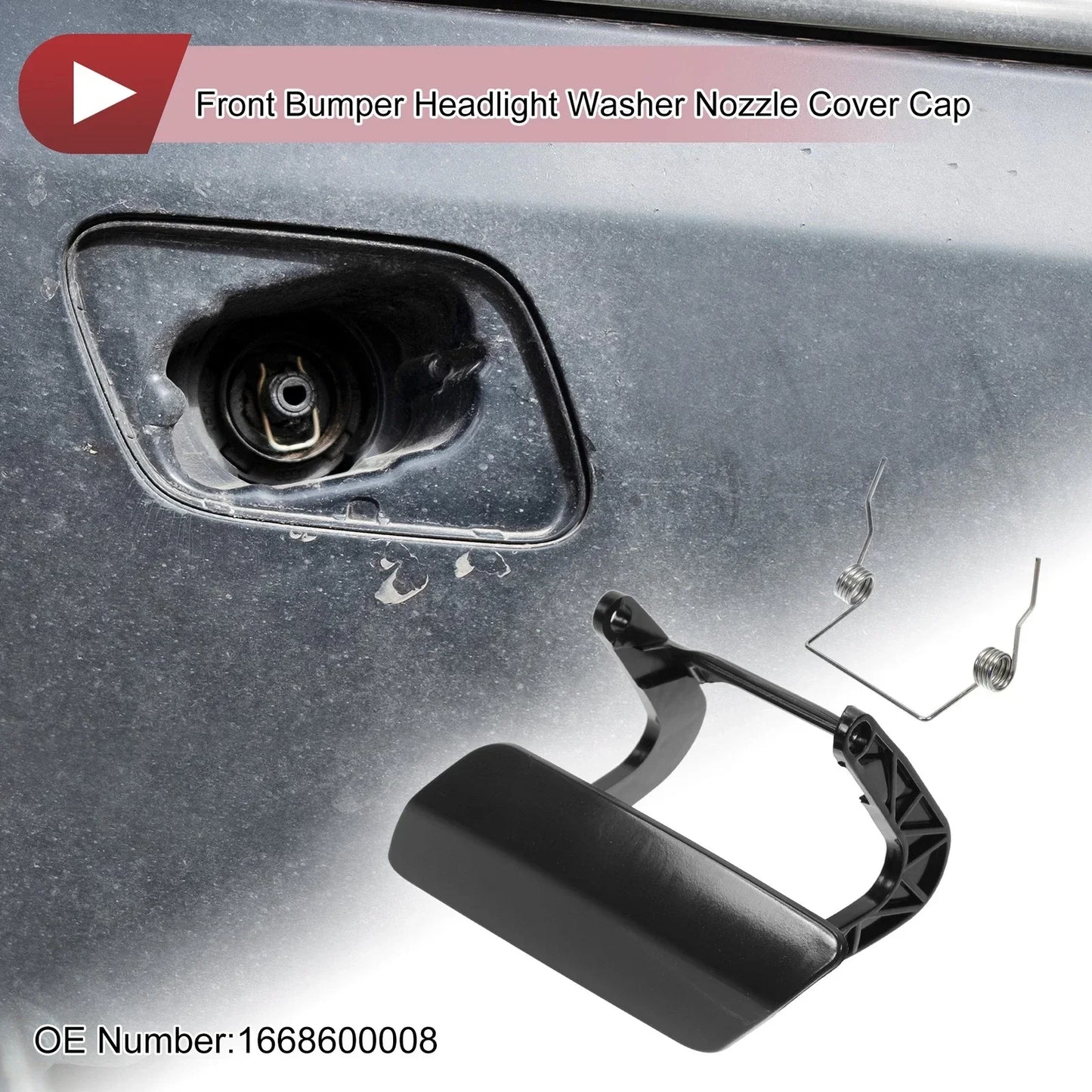 Front Left Washer Nozzle Cover for Mercedes-Benz GL350 (2013-2016)