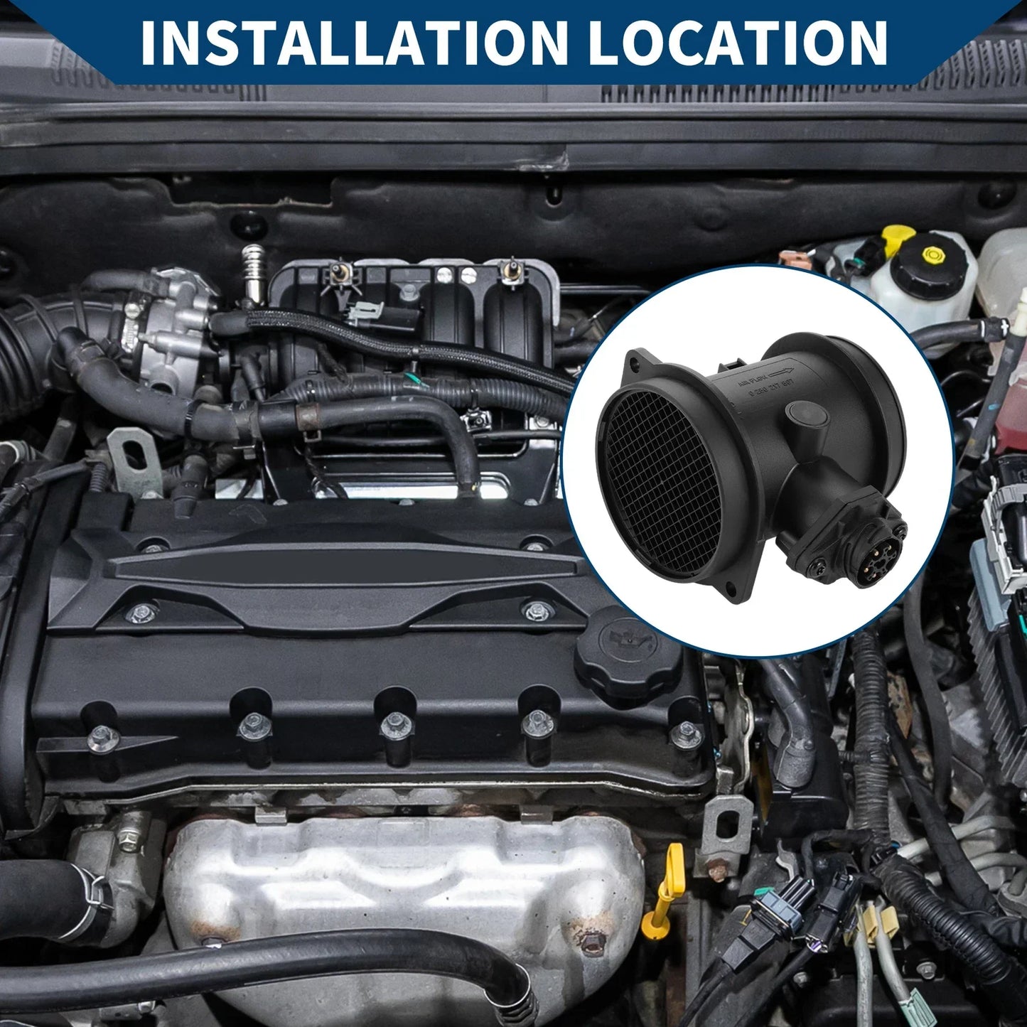 Mass Air Flow Sensor Assembly for Mercedes-Benz CL500 C215 (1998-1999)