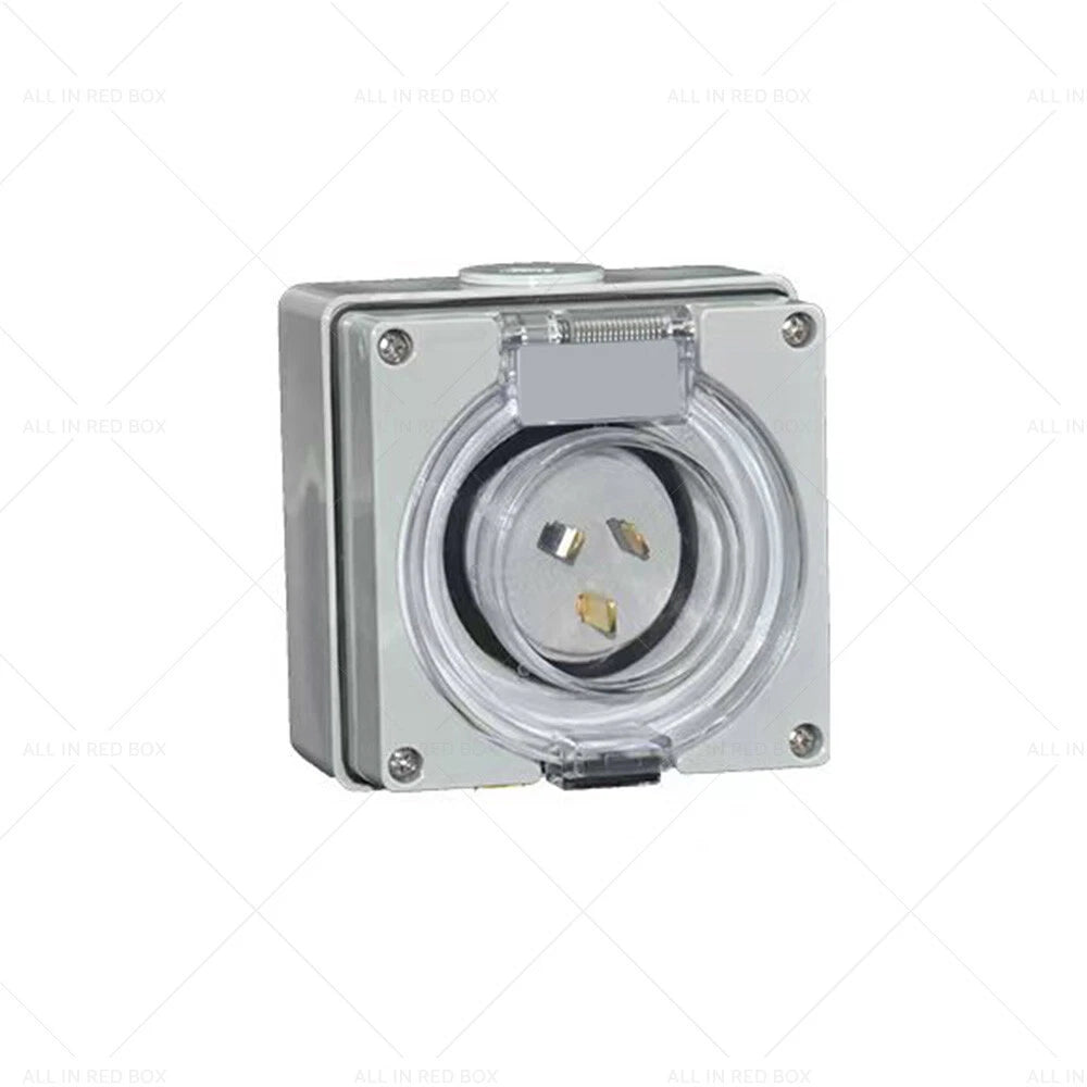 15A 3-Pin Power Inlet Socket for Caravan Motor Home RV (250V)