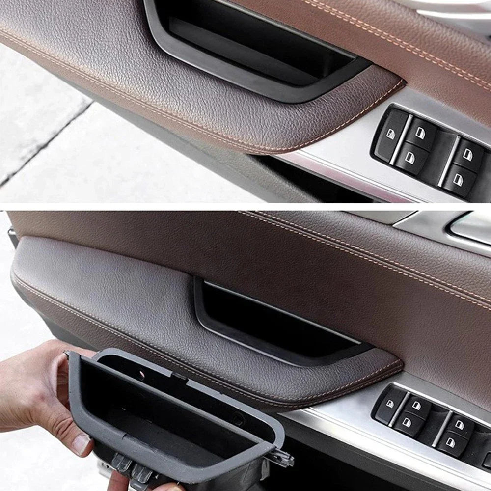 Front Driver Interior Door Handle Trim Black for BMW F25 F26 X3 X4 (2011-2017)
