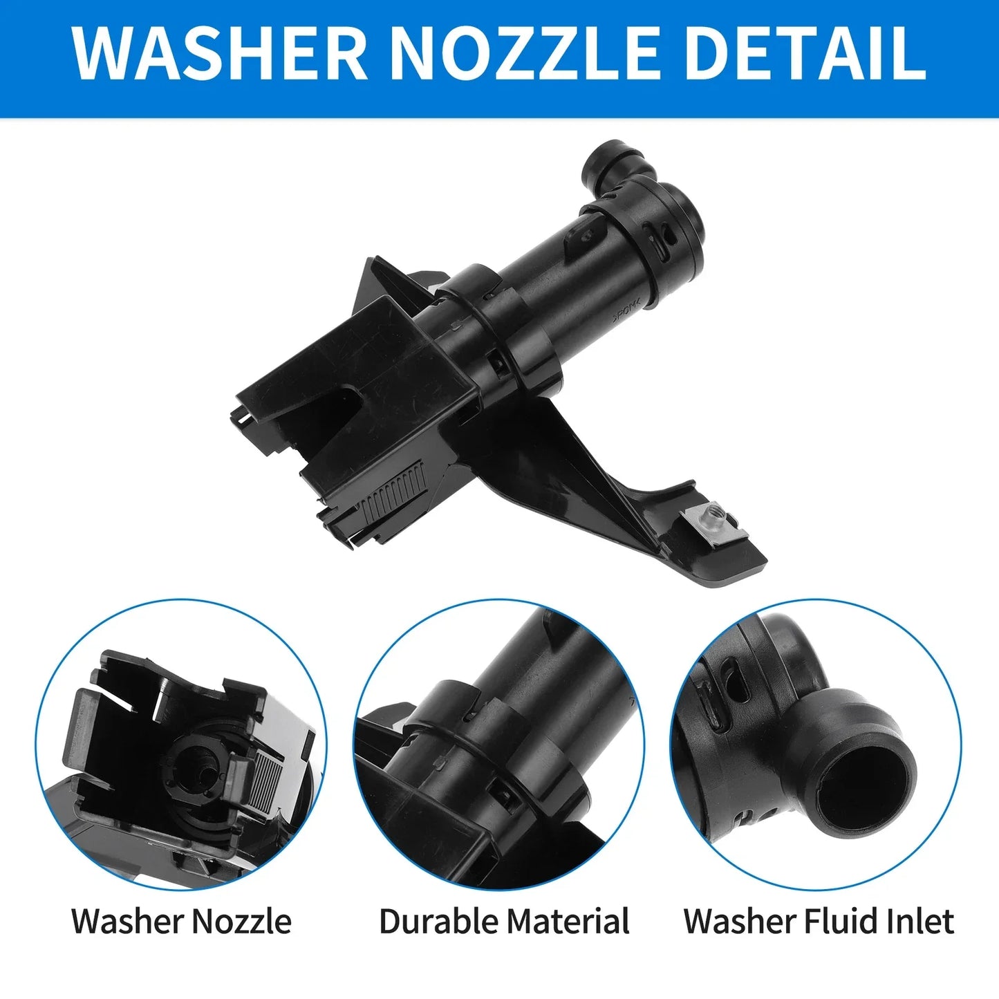 Front Driver Side Headlight Washer Nozzle for Lexus RX330 RX350 (2004-2006)