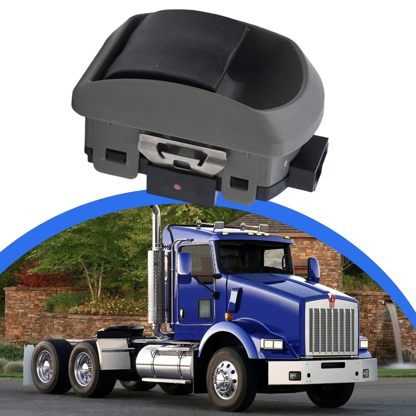 Glass Control Switch / 1 x / Glass Control Switch for Peterbilt and Kenworth