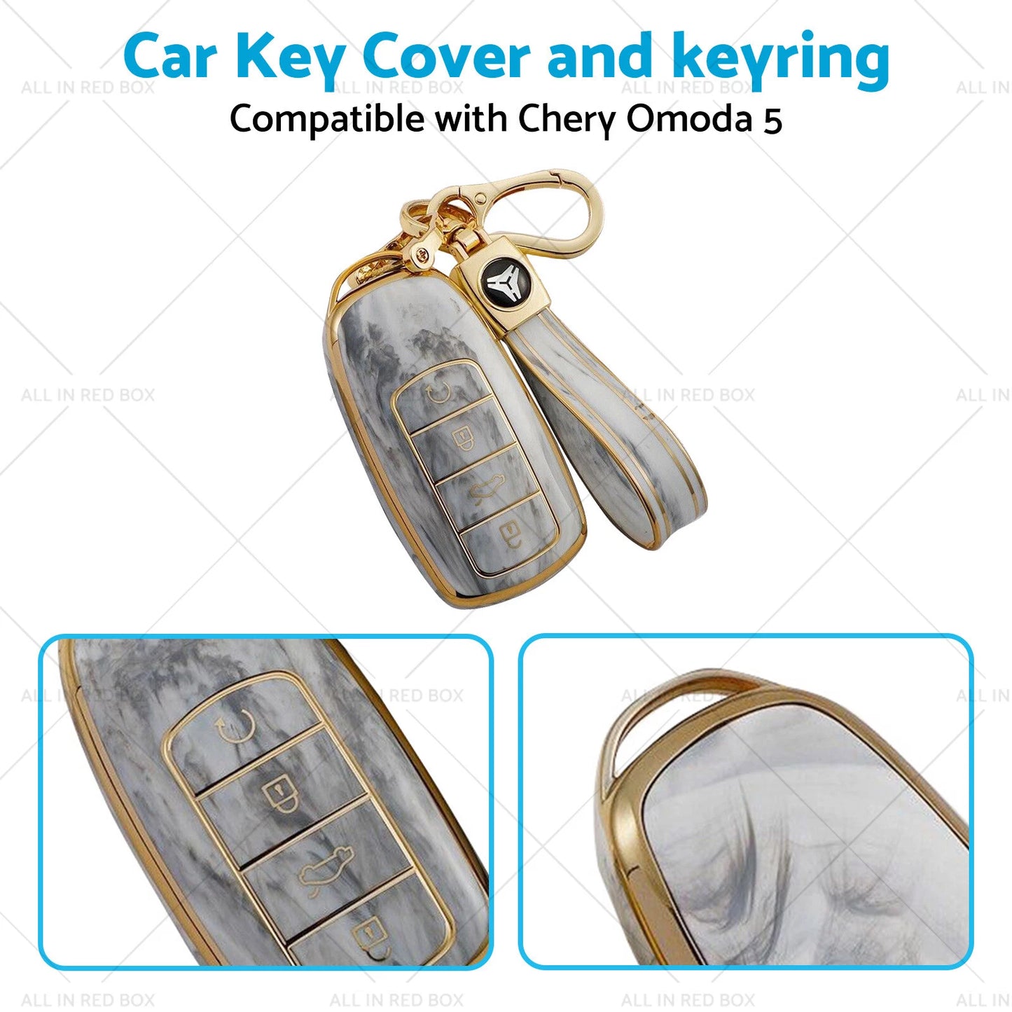 TPU Car Remote Key Fob Case Cover for Chery Omoda 5 (2022-2023)