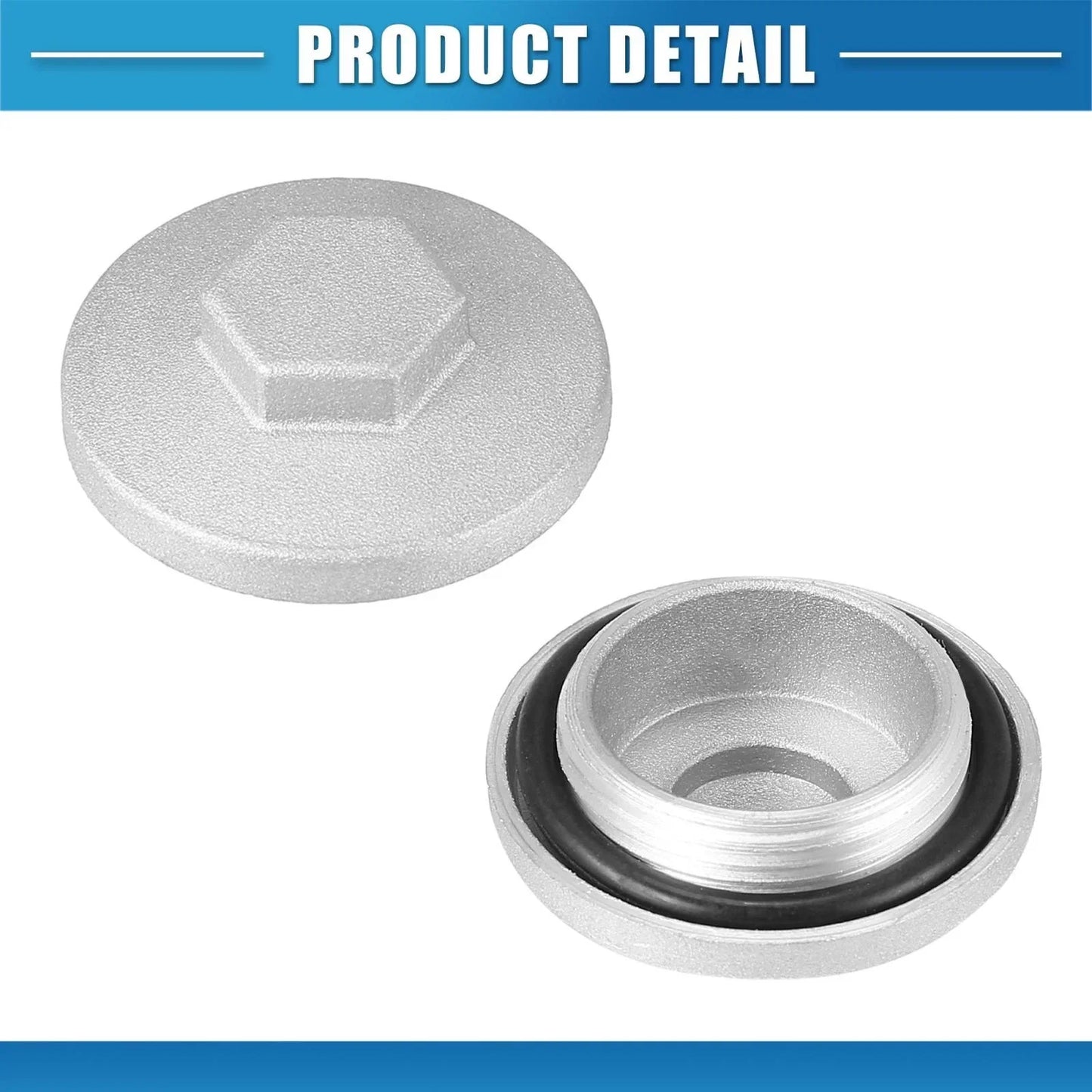 2 x Motorbike Tappet Covers for Honda CB350, CB750, GL1000, VTX1800C