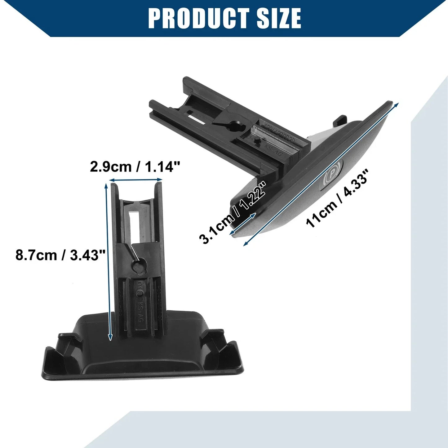 Inner Parking Brake Handle for Mercedes-Benz C250 (2012-2015) Durable Plastic