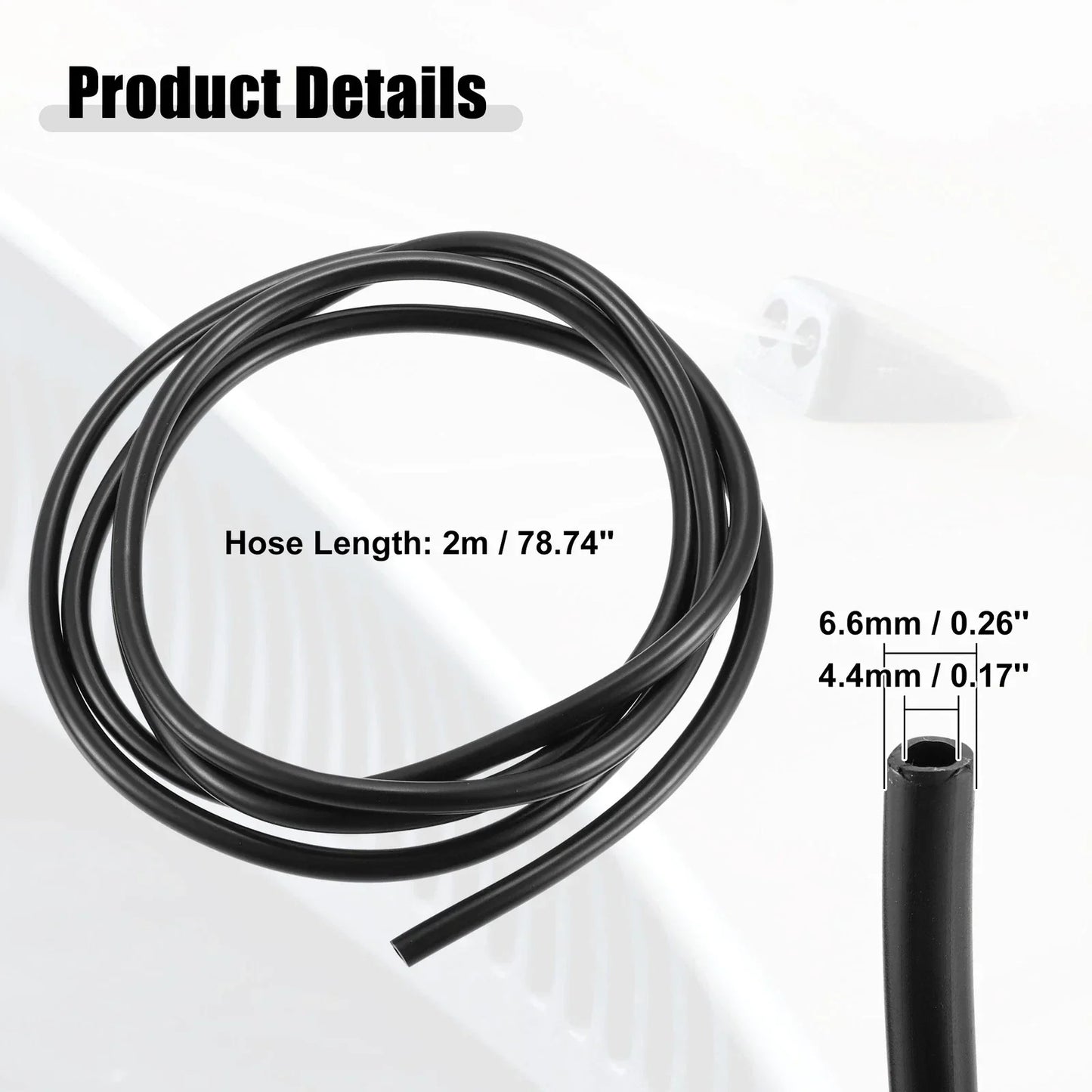 Front Windshield Washer Nozzle Kit for Dodge RAM (Fits 2M Hose)