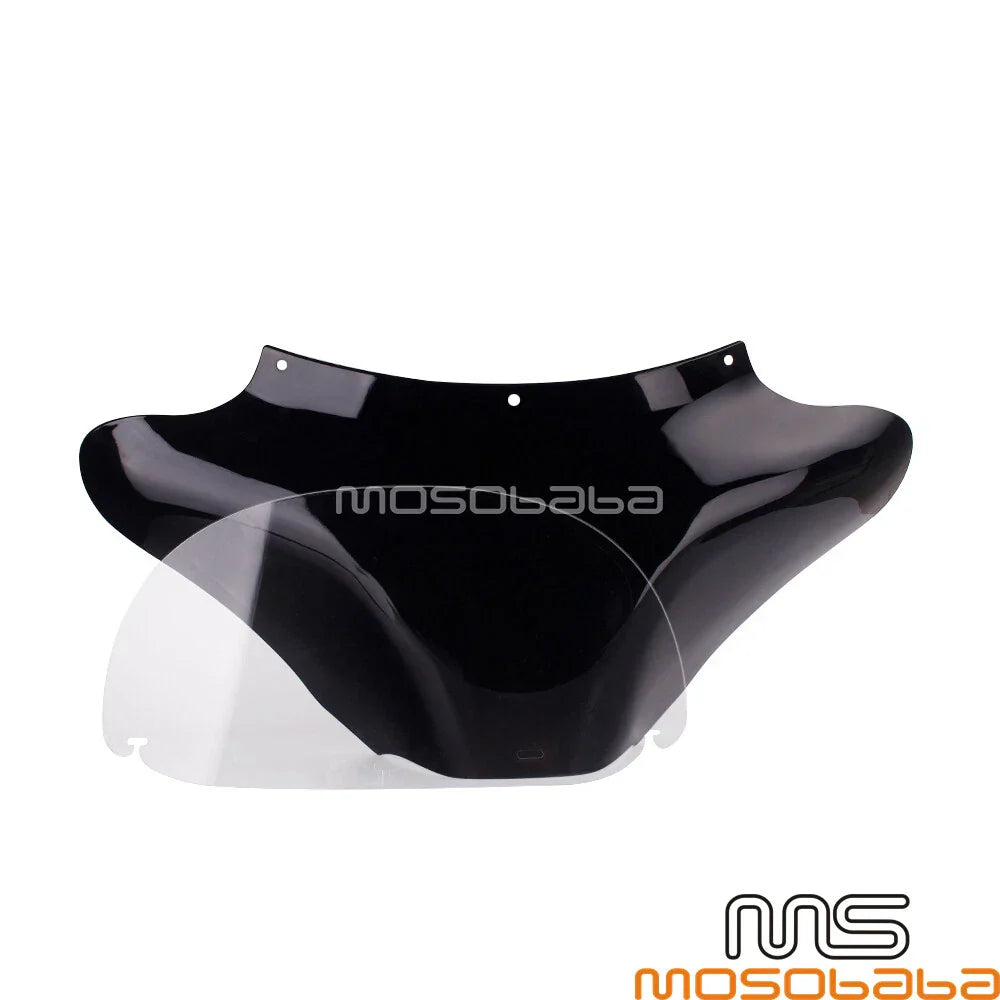 Front Outer Batwing Windshield for Harley Softail & Yamaha V-Star