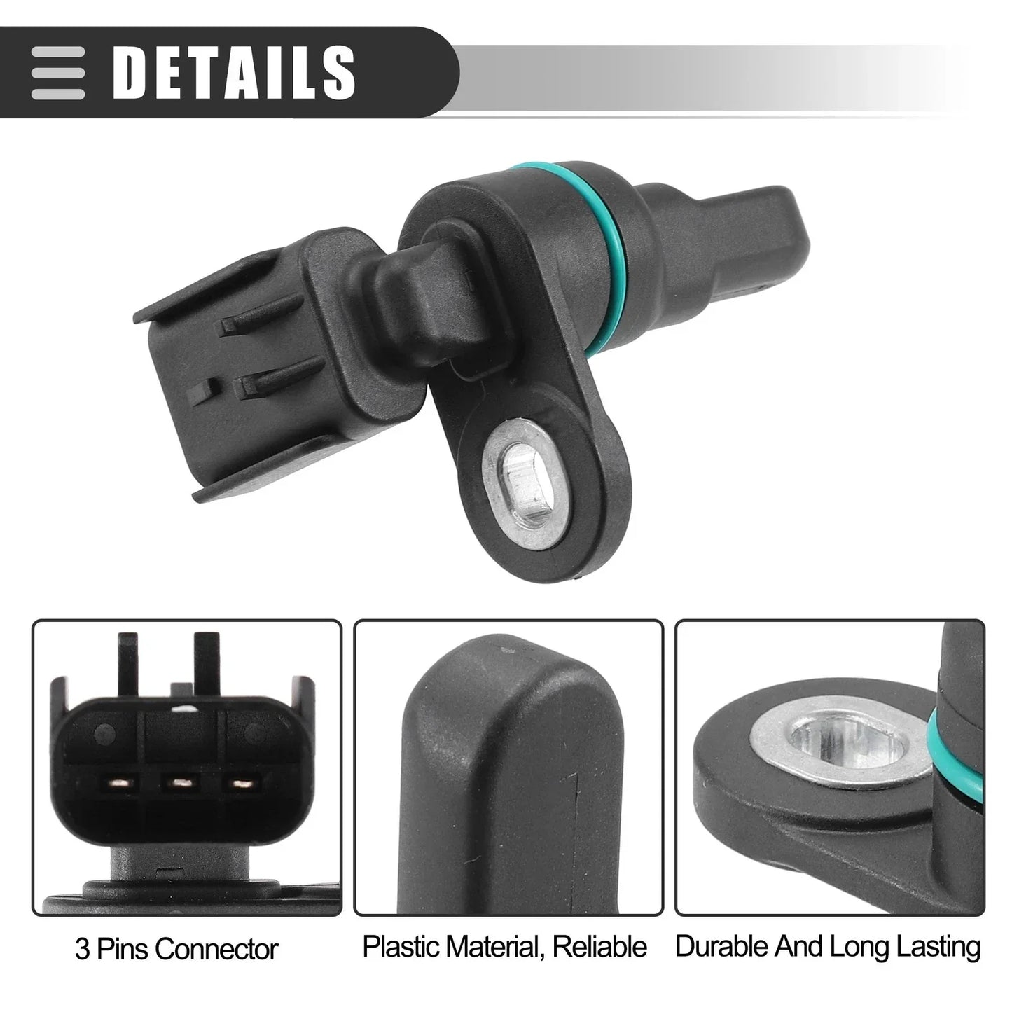 Camshaft Position Sensor for Chrysler 300 2005-2010 - ABS, Black