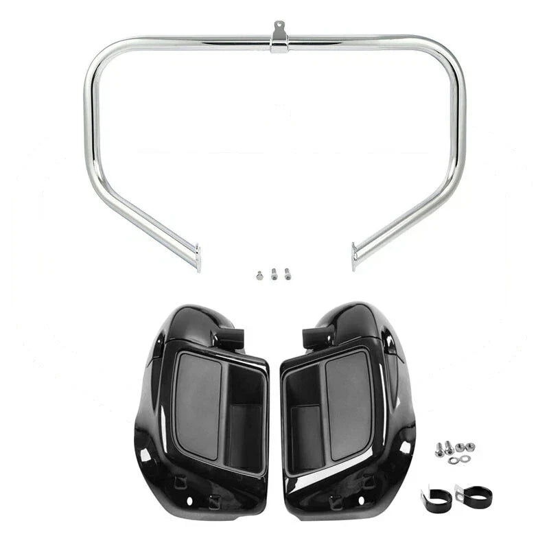 Crash Bar Engine Guard Vented Fairings for Harley Electra Glide (2014 - 2024)