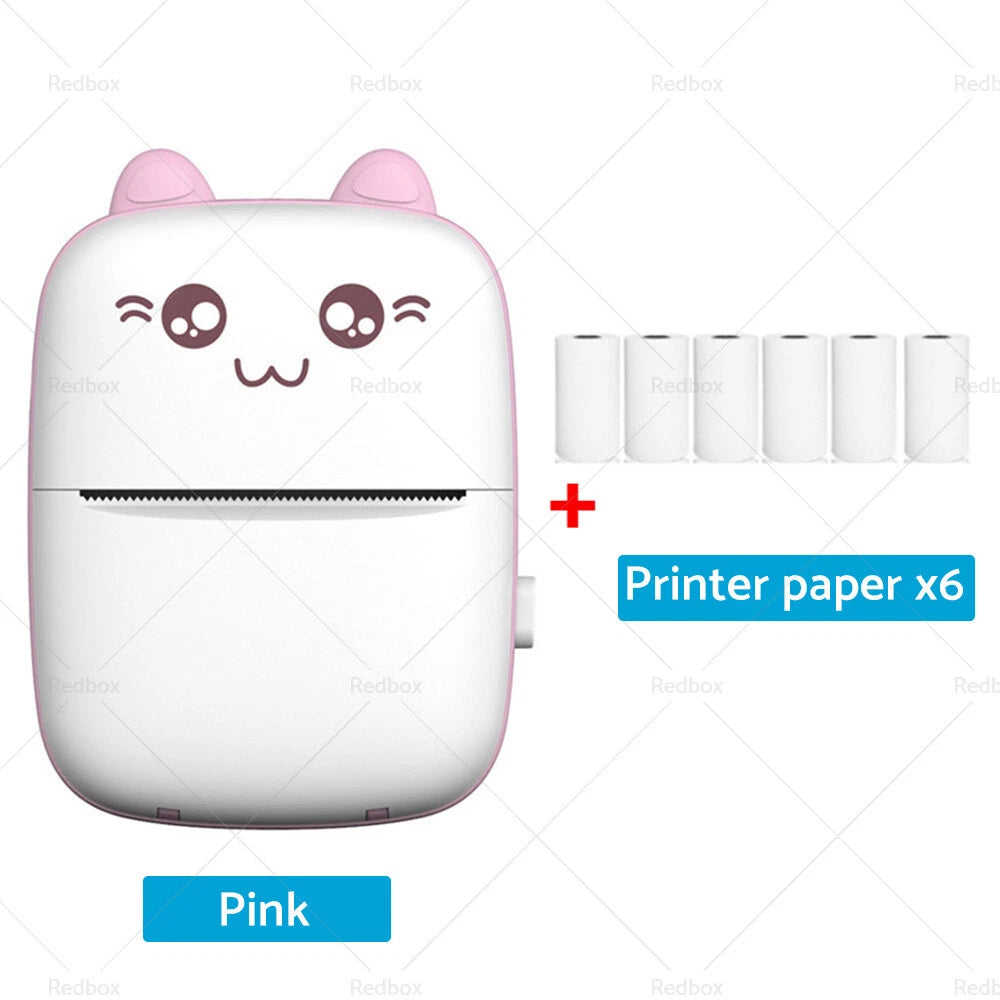 Mini Pocket Thermal Printer Bluetooth Mobile Photo Printing