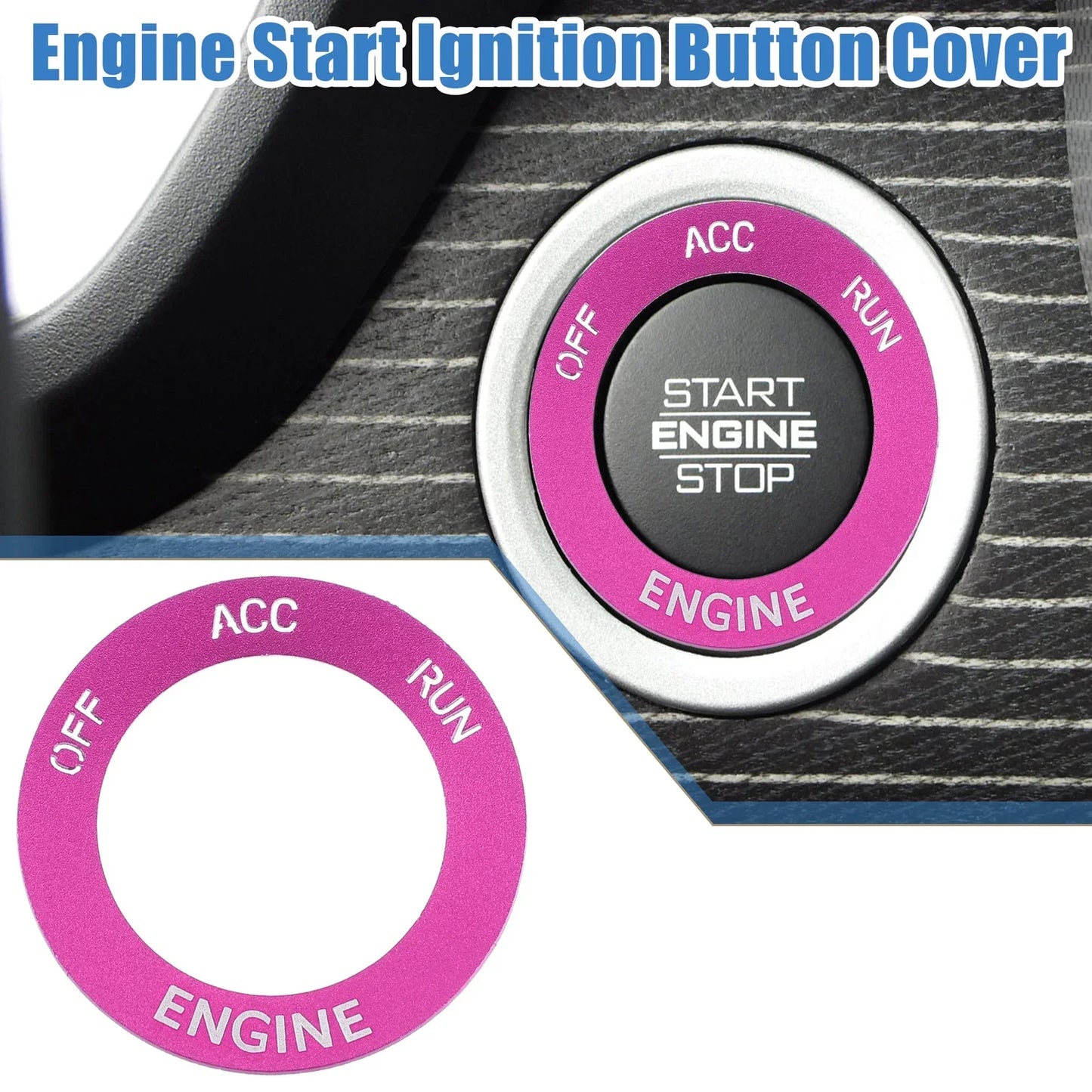 Engine Start Button Sticker for Dodge Charger Challenger (2015-2023)