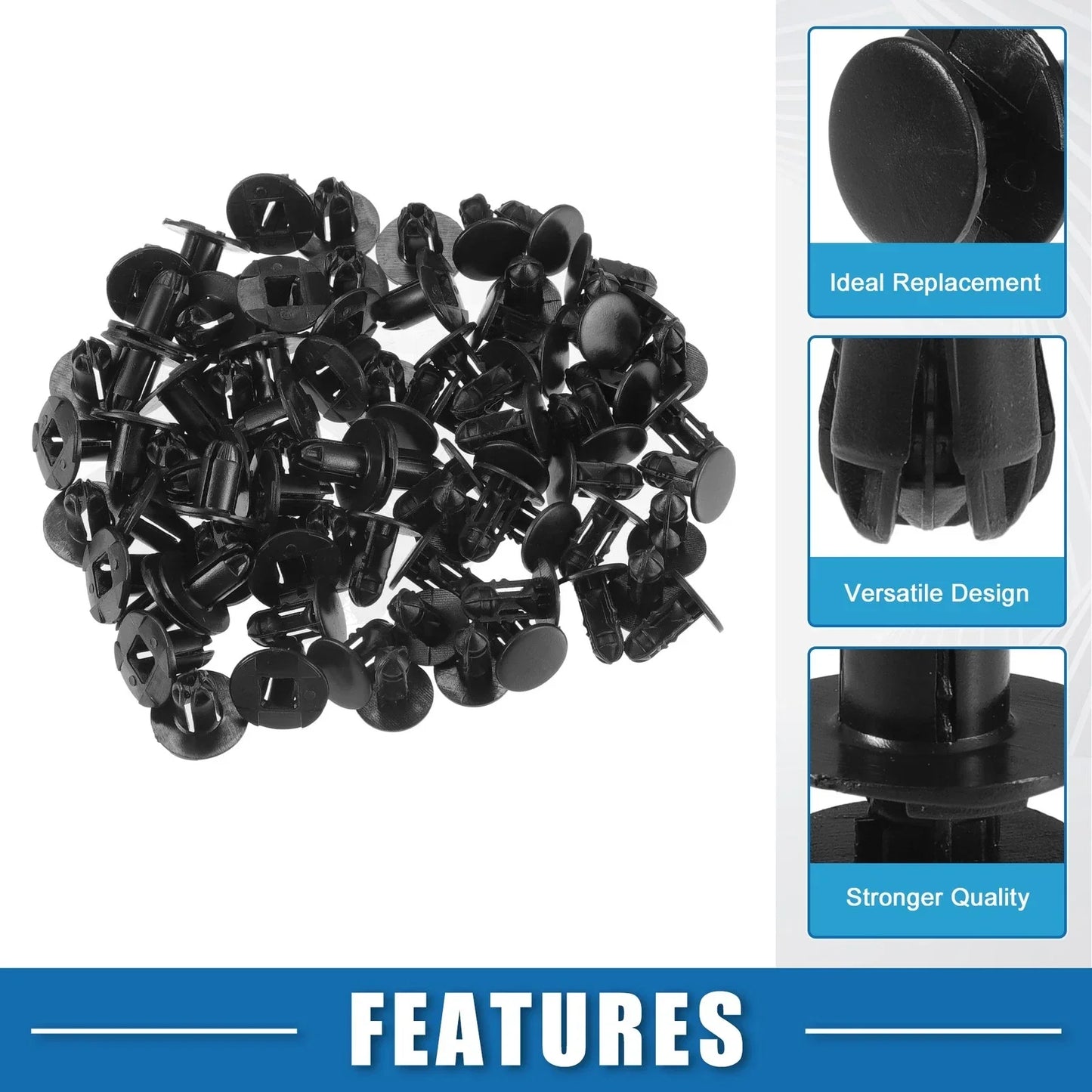40 Pcs Push-Type Retainer Clips for Hyundai Accent (2000-2005)