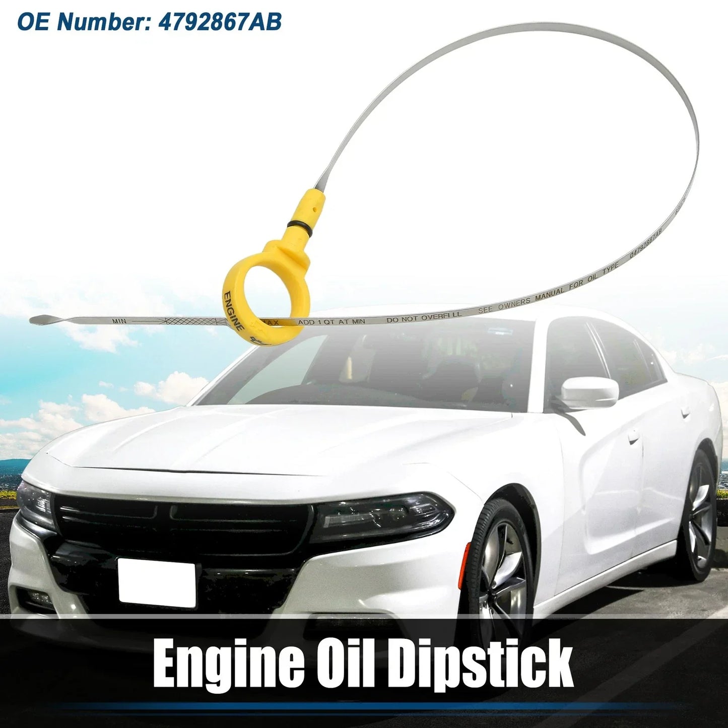 Engine Oil Dipstick for Chrysler 300 Limited S Touring 3.5L V6 (2005-2010)