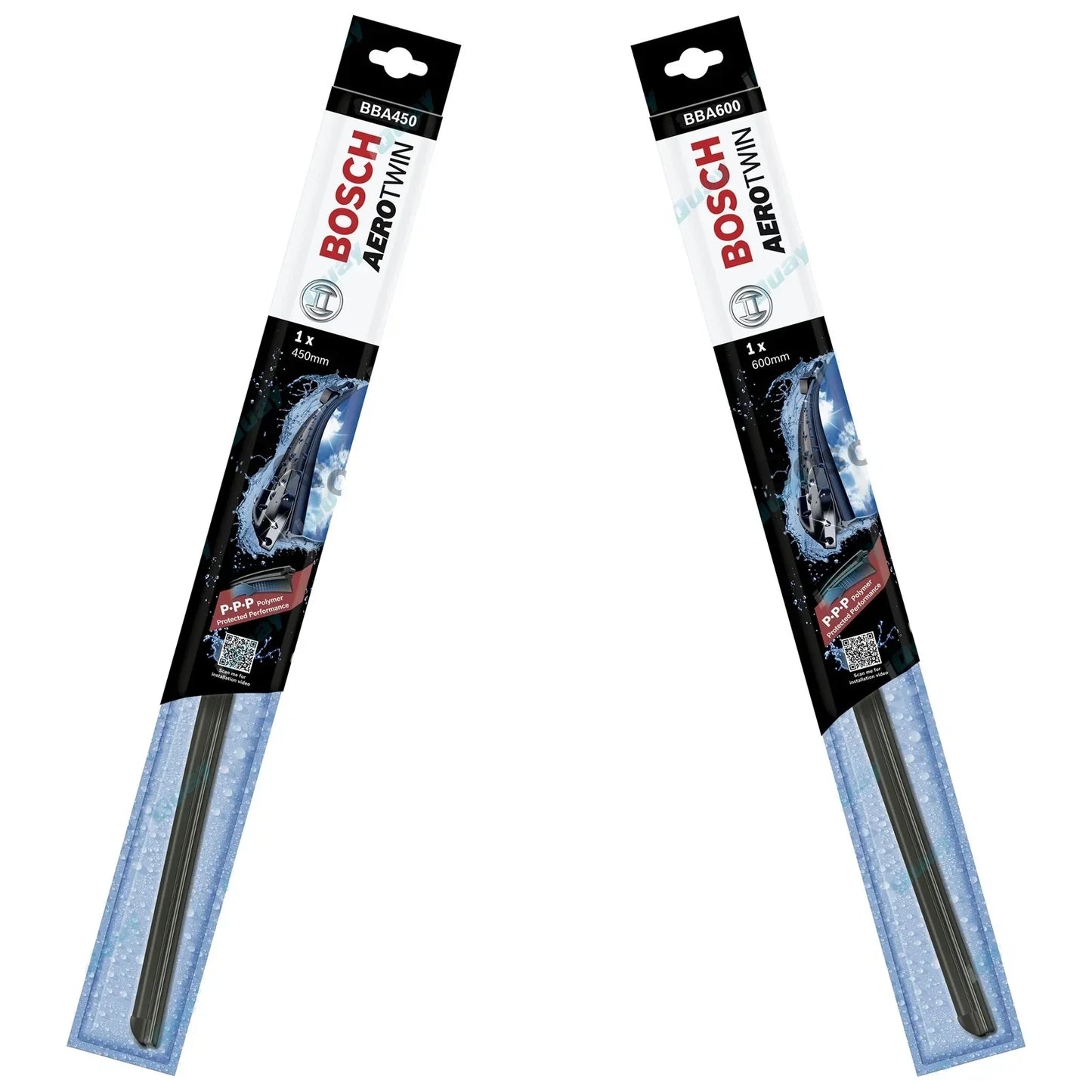 Front Pair Bosch Aerotwin Wiper Blades for Nissan X-Trail T30 2.2L 2.5L 2001~07