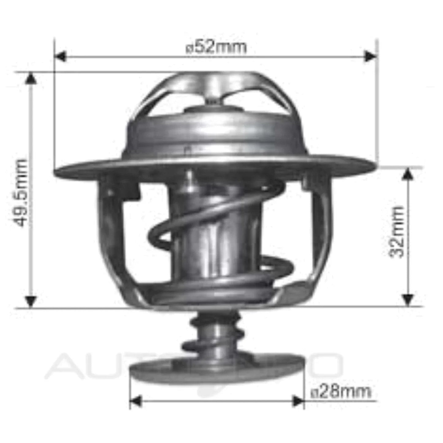 Dayco Thermostat for Toyota Hiace LH30 LH60 LH70 2.2L 1981-1983