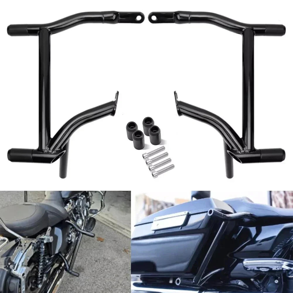 Saddlebag Guards Crash Bars for Harley Electra Street Road Glide (2009-2024)