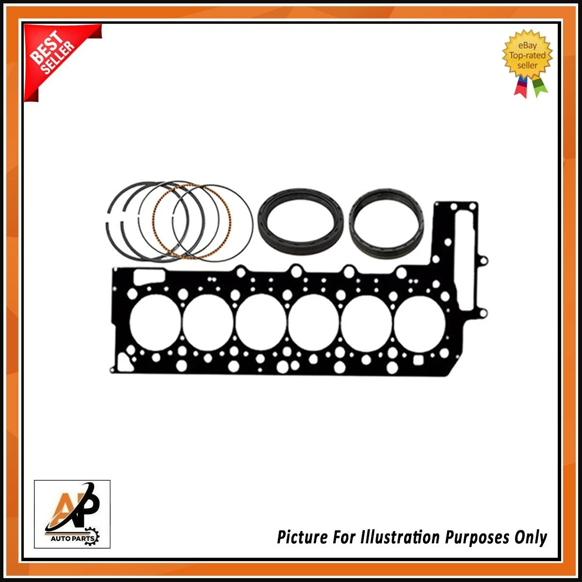Brake Pads Front Replacement Set for BMW X6 F16 (2015–2019)