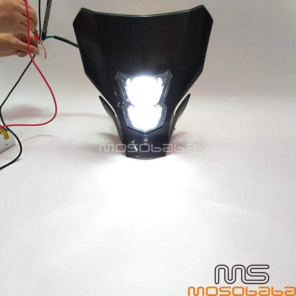 LED Headlight for Honda CRF 450L/450XR (2019-2020) Off Road Motocross Black