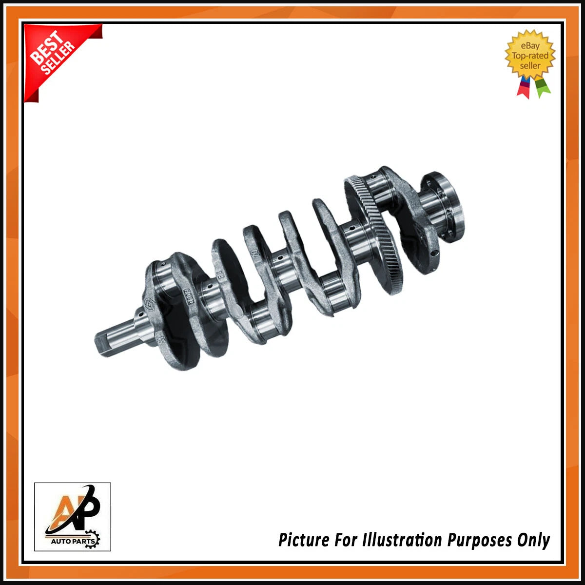 Crankshaft With Bearings Replacement for Vauxhall Movano Mk II 2.3 CDTI (2010–2019)