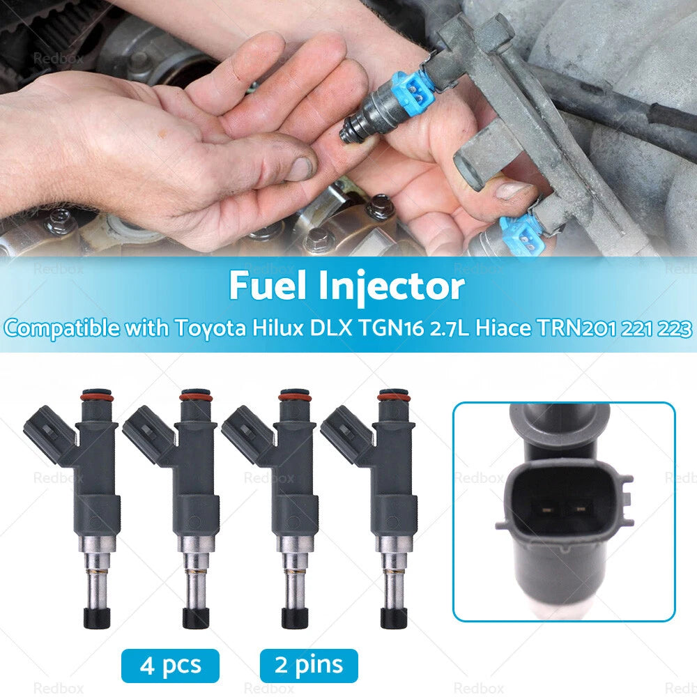 Fuel Injector for Toyota Hilux DLX TGN16, Hiace TRN201, TRH223 2.7 4X