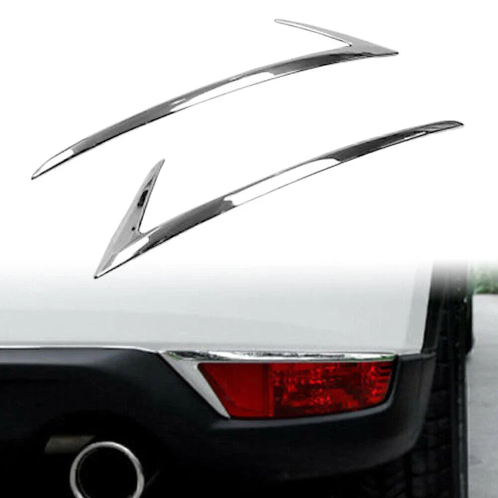 Rear Bumper Fog Light Cover for Mazda CX-5 2017-2021 Silver