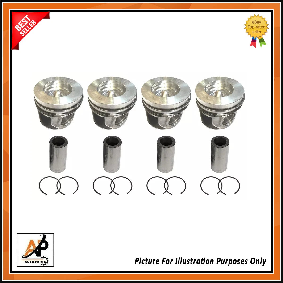 Engine Piston Kit Replacement for Land Rover Range Rover Sport II (2018–2023)