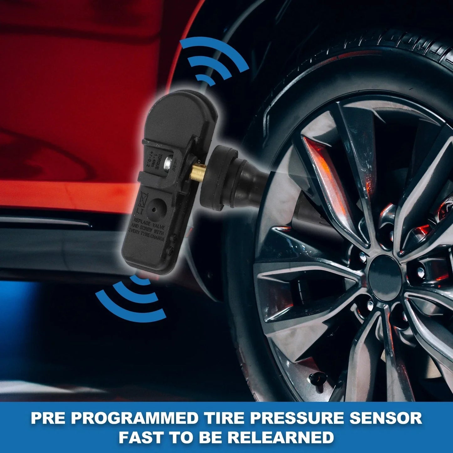 Tire Pressure Sensor 433MHz for Hyundai Santa Fe (2019-2023) 1 x Pc