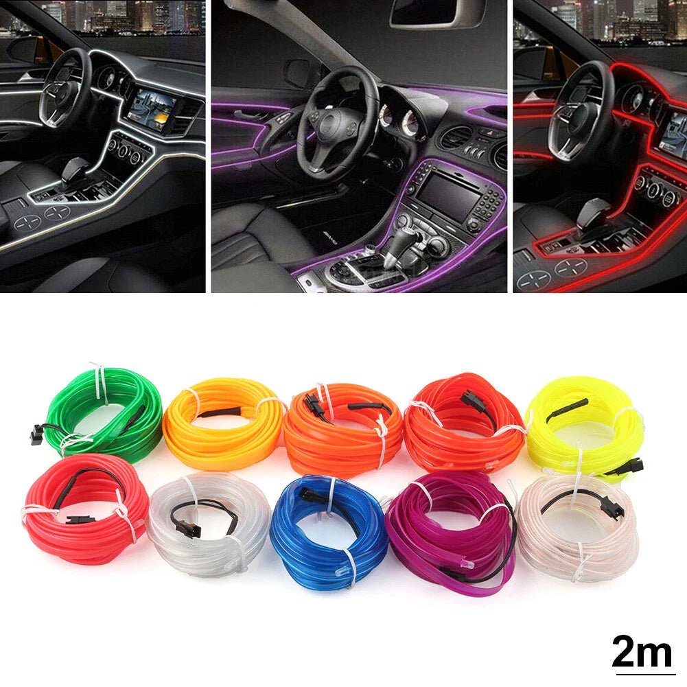 LED Car Interior Atmosphere Strip Lights USB Decoration Lamp Accessories