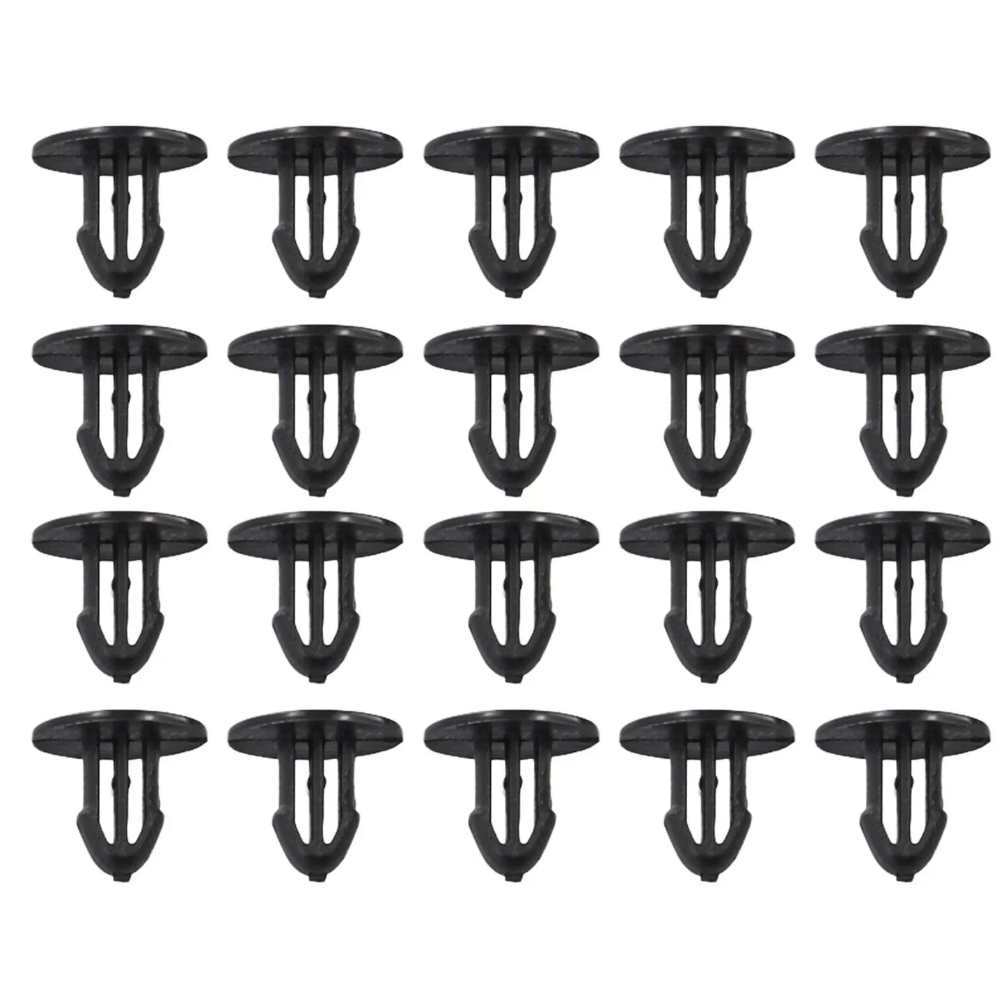 Clip / 10mm / Cowl Grille Clip Nylon Stem 20pcs for Civic Del Sol