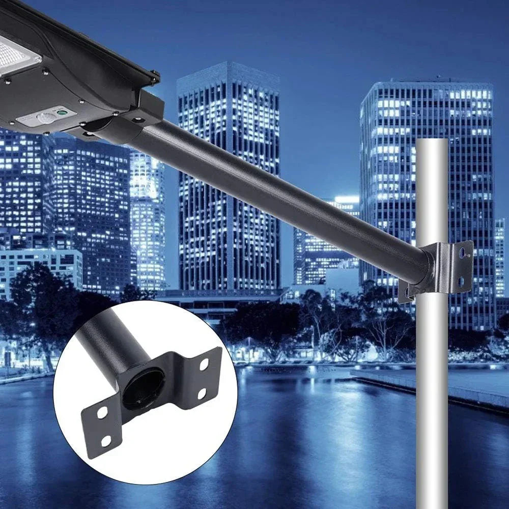 Mounting Arm for Solar Street Light Wall Lamp with 4 Screws