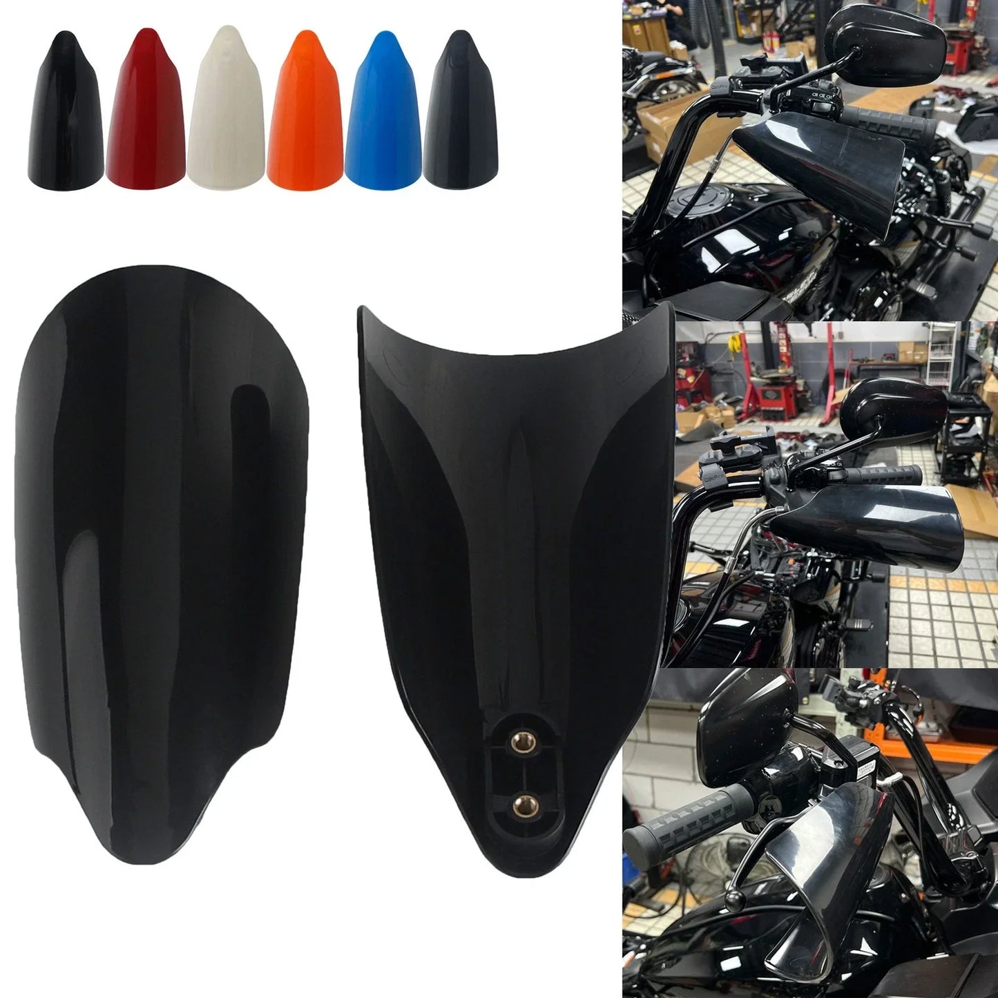 PP Plastic Handguard Kit for Harley Touring Street Glide Special FLHXS (2021-2023)