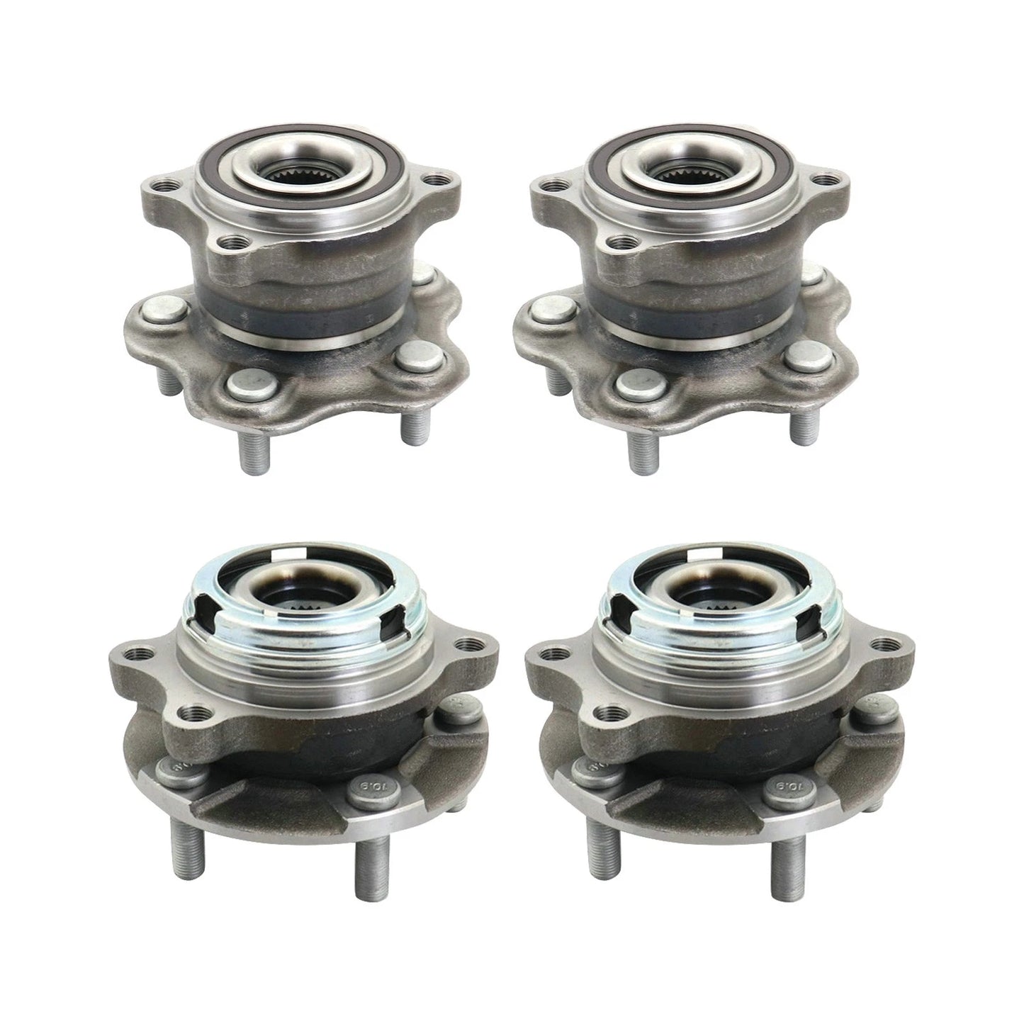 Front & Rear Wheel Bearing Hubs for Nissan Elgrand E51, Murano Z50 (2002-2010)