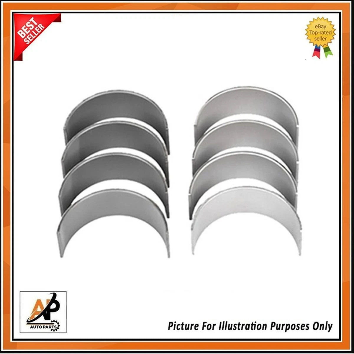 Big End Conrod Bearings Set for Ford Focus II 2.5 ST RS (2008–2011)
