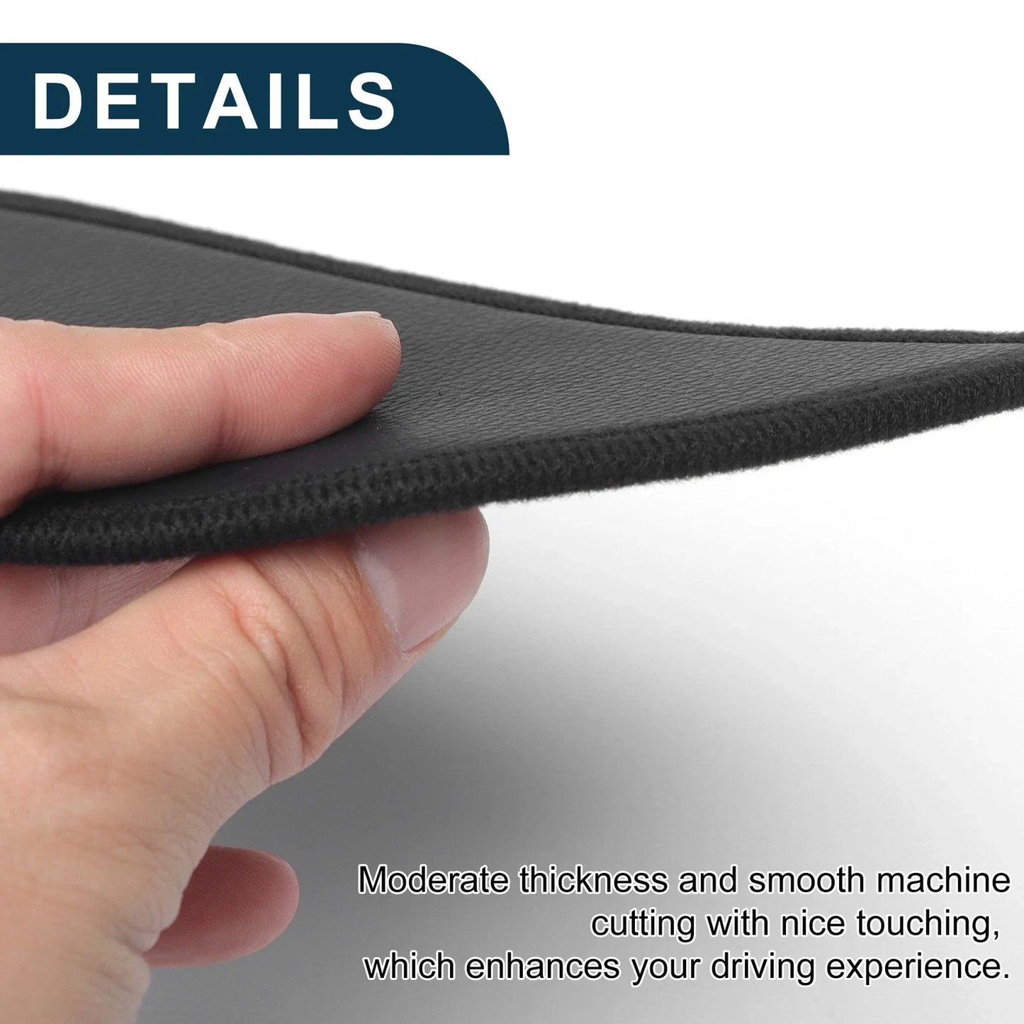 Car Door Anti Kick Pad Sticker Protector for Lexus NX300 (2015) - Black Set
