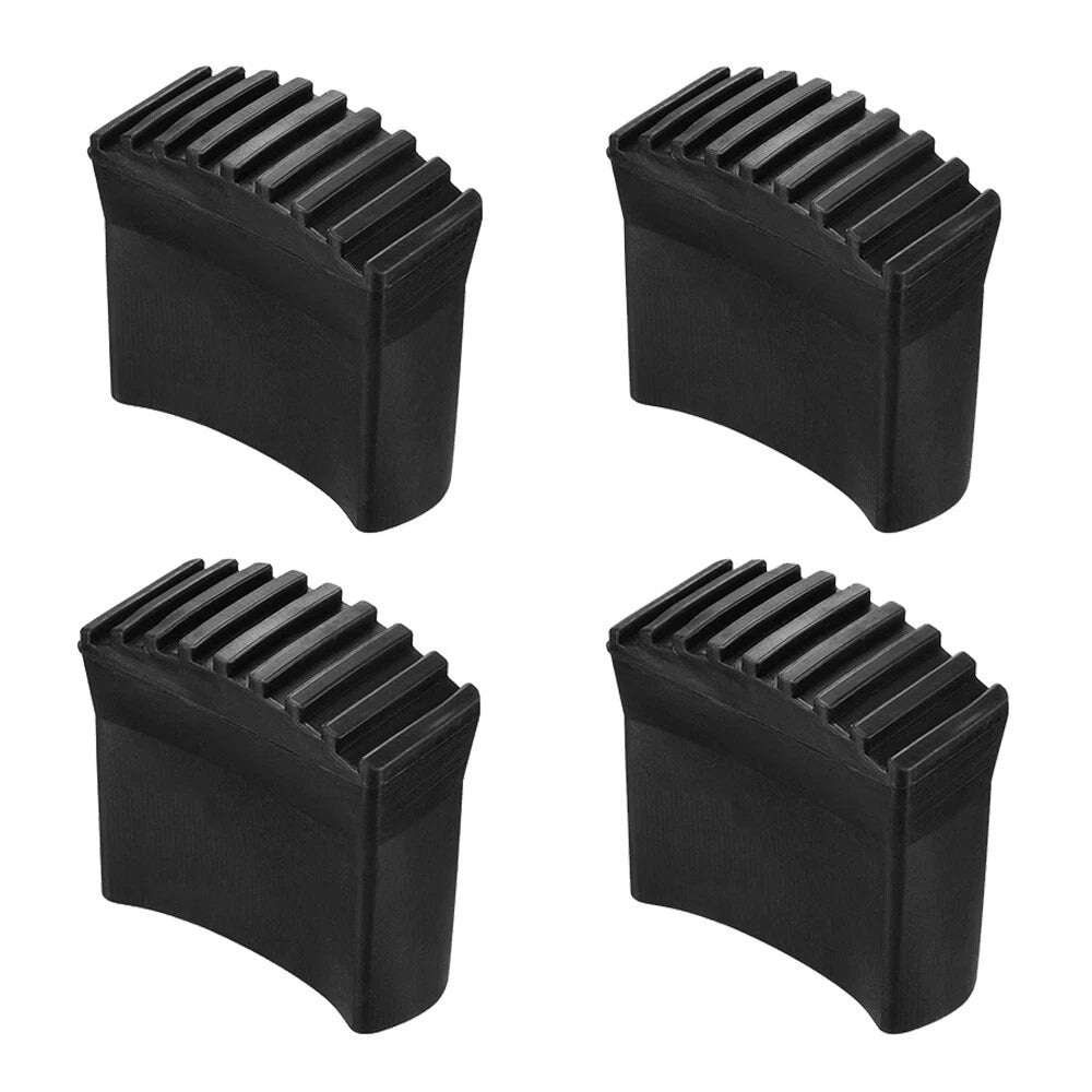 4 Pcs Rubber Non-Slip Ladder Feet Mats for Aluminum Ladder