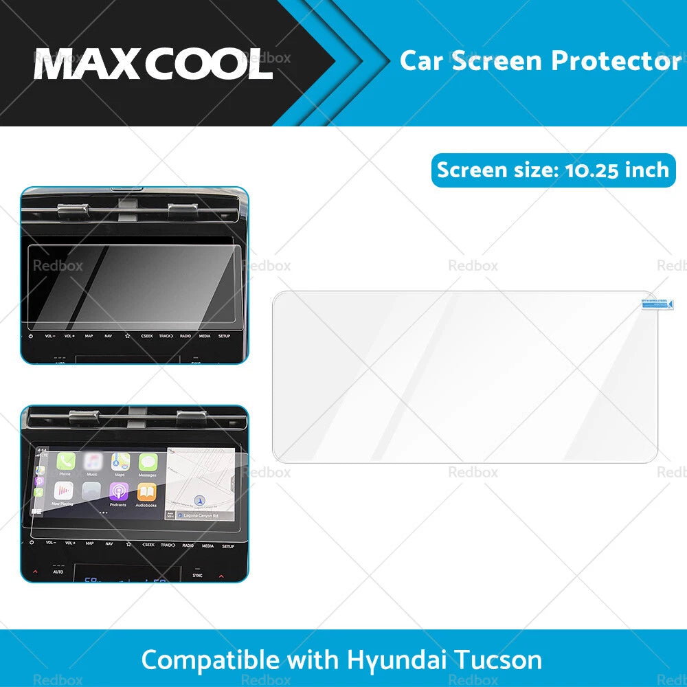 10.25" Tempered Glass Touchscreen Protector for Hyundai Tucson (2022)