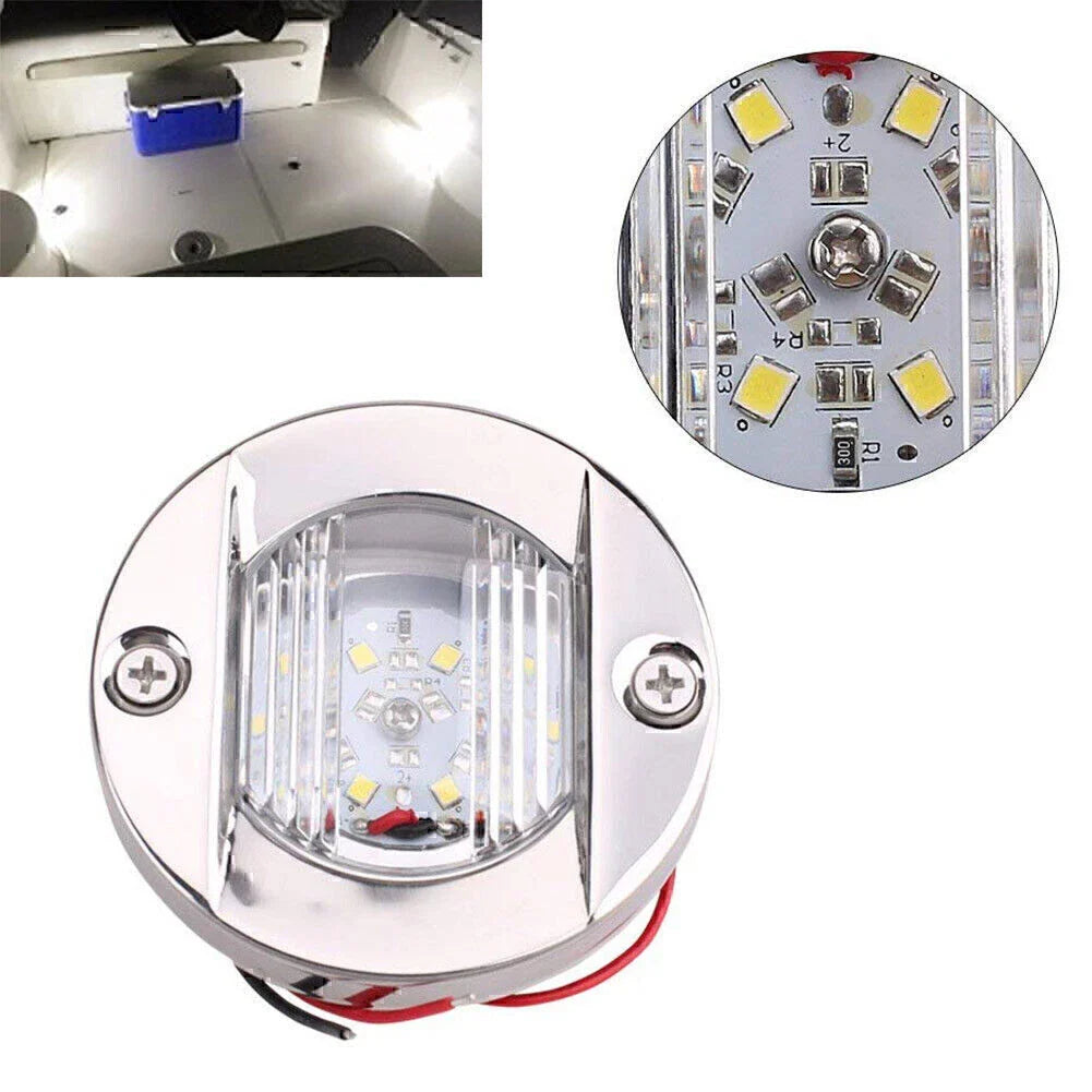 LED Stainless Steel Transom Boat Navigation Anchor Stern Light 12V