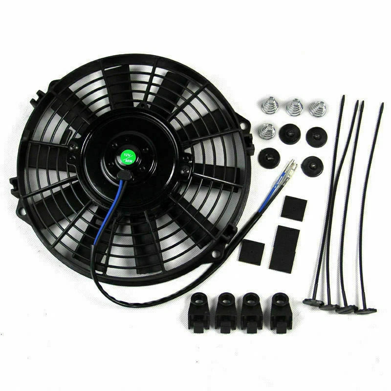9" 12V 80W Electric Radiator Cooling Fan & Mounting Kits for Holden Commodore