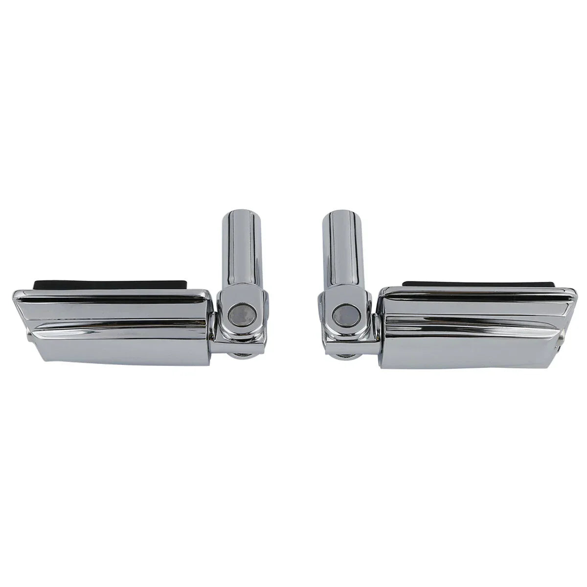 Pair Chrome Passenger Foot Pegs for Harley Softail Slim (2012-2017)