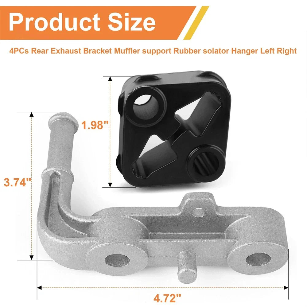 Exhaust Bracket Muffler Support for Ram 1500 Trucks (2019-2025)