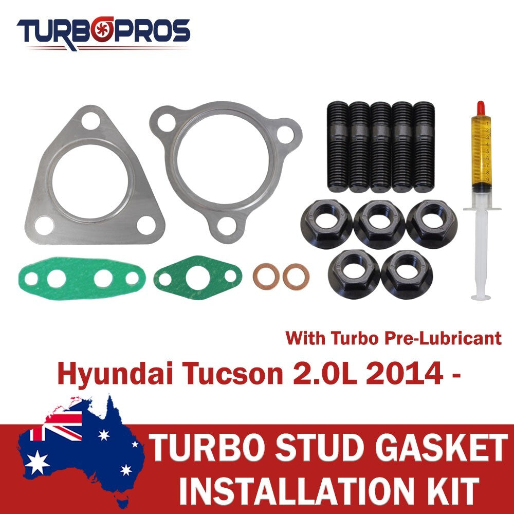 Turbo Charger Stud, Gasket & Lubricant Kit for Kia Sportage 2.0L 2014 Onwards