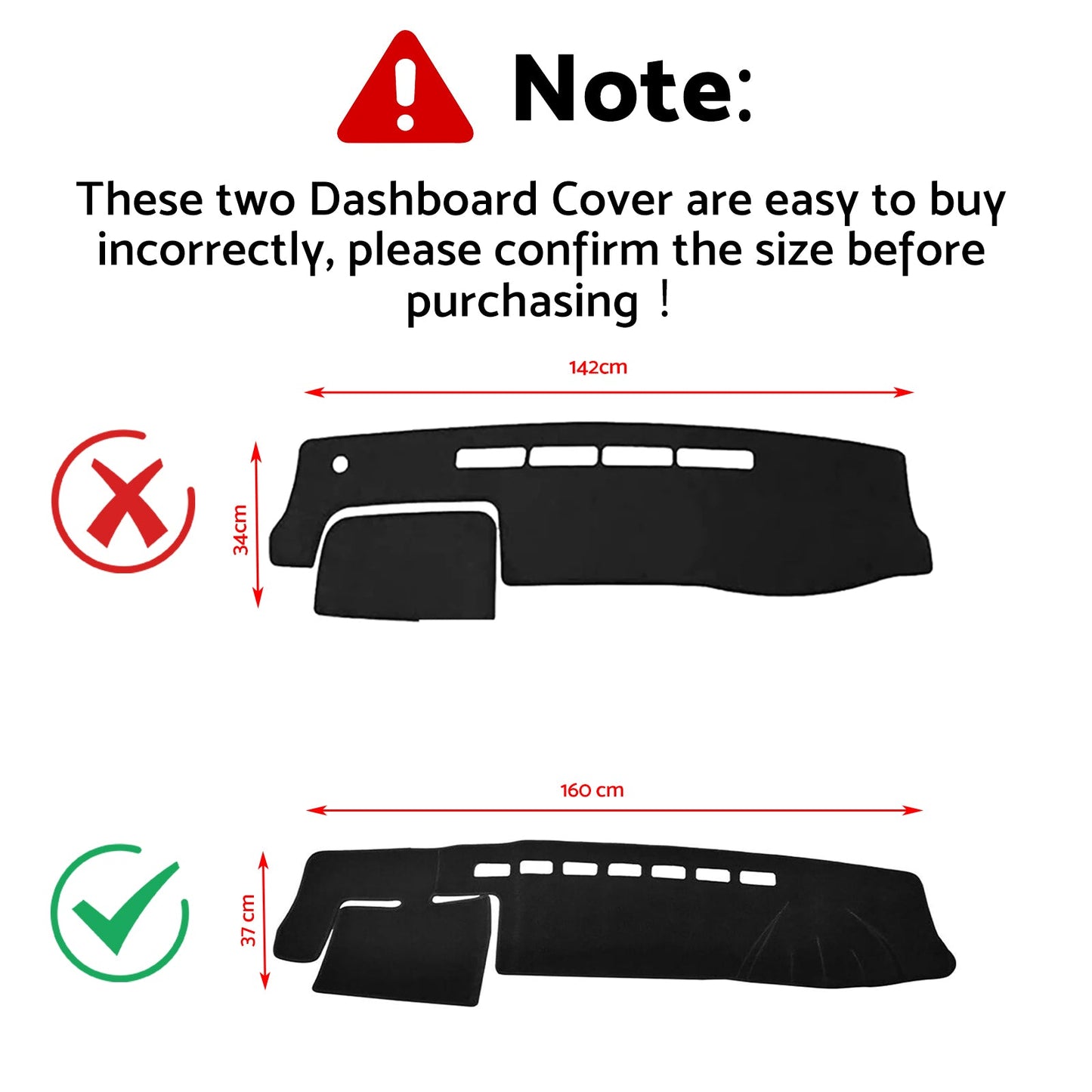 Dash Mat Suitable For Toyota Hiace 2005-2018 SLWB Van Non-Slip Dashboard Cover-1